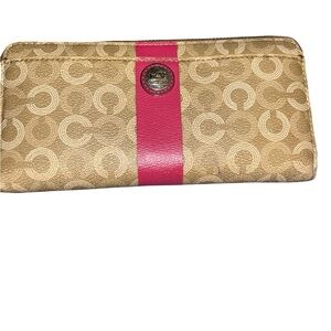 Coach Beige Wallet